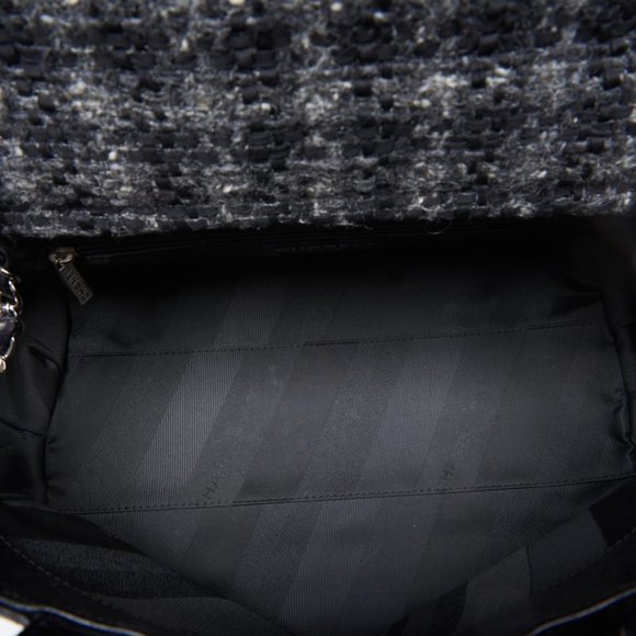 Chanel Portobello 2way Bag Handbag Calf Black - Picture 8 of 9